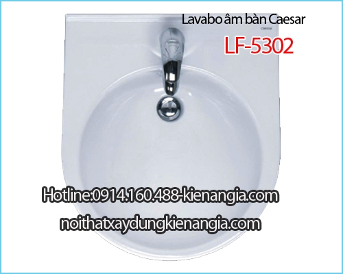 Lavabo âm bàn dương vành Caesar-LF5302