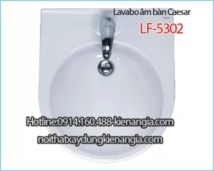 Lavabo âm bàn dương vành Caesar-LF5302