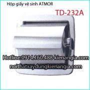 Hộp giấy vệ sinh âm tường ATMOR TD 232A