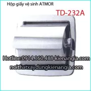 Hộp giấy vệ sinh âm tường ATMOR TD 232A