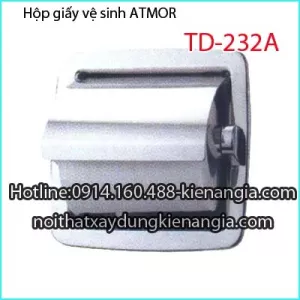 Hộp giấy vệ sinh âm tường ATMOR TD 232A