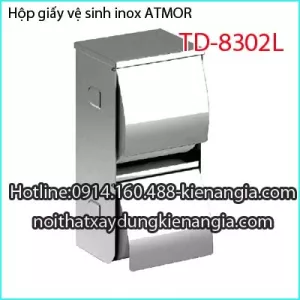 Hộp giấy vệ sinh đôi ATMOR TD 8302L