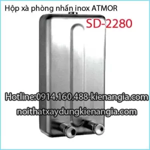 Hộp xà phòng nhấn inox ATMOR SD 2280
