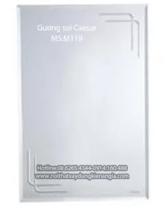 Gương kính phòng tắm 45x60 CAESAR-M119