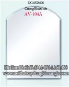 Gương kính giá rẻ Tân An Vinh 450x600 AV104A