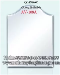 Gương Bỉ giá rẻ Tân An Vinh 450x600 AV108A