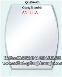 Gương Bỉ không ố mờ Tân An Vinh 450x600 AV111A