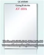 Gương soi hình chữ nhật Tân An Vinh 450x600 AV103A