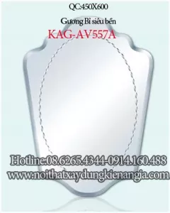 Gương kính đẹp không ố mờ 450x600 KAG-AV557A
