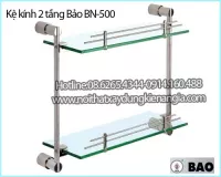 Kệ kính 2 tầng BẢO BN 500