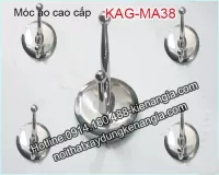 Móc áo inox 304,móc đôi cao cấp KAG-MA38