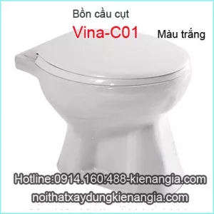 Bàn cầu cụt màu trắng giá rẻ KAG-C01