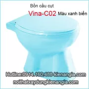 Bệt cụt giá rẻ xanh biển KAG-C02