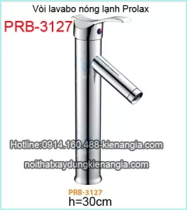 Vòi lavabo nóng lạnh Thái Lan Prolax PRB-3127 cao 30cm cho lavabo đặt bàn