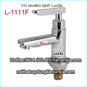 Vòi lavabo lạnh Luxta KAG-L1111F tay gạt thân tròn đẹp BM2026