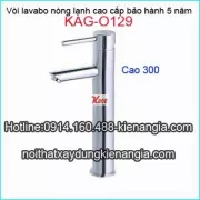 Vòi lavabo đặt bàn nóng lạnh ống trúc KAG-0129