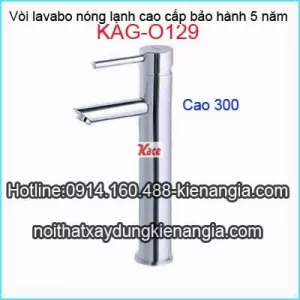 Vòi lavabo đặt bàn nóng lạnh ống trúc KAG-0129