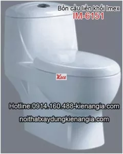 Bồn cầu liền 1 khối Imex IM-6151