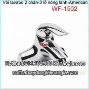 Vòi lavabo 2 chân-vòi 3 lỗ  American KAG-WF1502