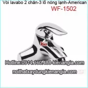 Vòi lavabo 2 chân-vòi 3 lỗ  American KAG-WF1502