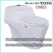 Bồn cầu 1 khối Nhật Bản Toto CW823