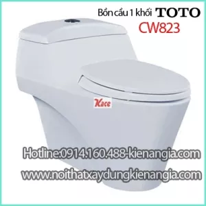 Bồn cầu 1 khối Nhật Bản Toto CW823