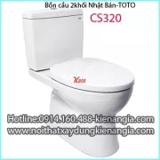 Bồn cầu 2 khối Toto Nhật Bản CS320