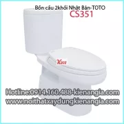 Bồn cầu 2 khối Toto Nhật Bản CS351 BM2023