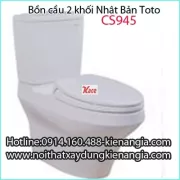 Bồn cầu 2 khối Toto Nhật Bản CS945 BM2023