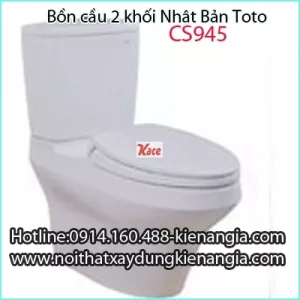 Bồn cầu 2 khối Toto Nhật Bản CS945 BM2023