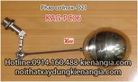 Phao cơ bồn nước Inox O21-KAG-PC06 có điều chỉnh ren ngoài D21