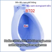 Bệ tiểu nam nhỏ giá rẻ màu xanh biển Vina-BTN02
