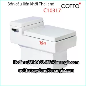 Bồn cầu 1 khối Thái Lan Cotto C10317