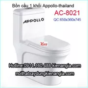 Bồn cầu 1 khối Appollo AC-8021
