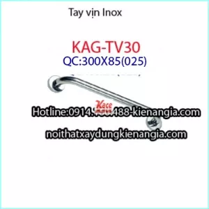 Thanh tay vịn inox phòng tắm 30cm KAG-TV30