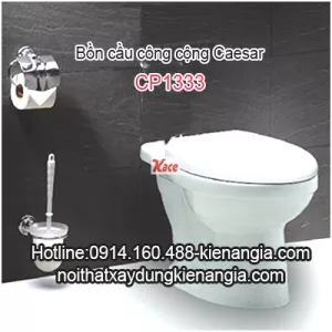 Bàn cầu bệt công cộng Caesar-CP1333