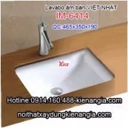 Lavabo âm bàn Việt Nhật IM-6414
