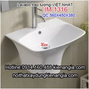 Lavabo liền khối Việt Nhật IM1316
