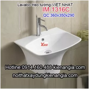 Lavabo liền khối Việt Nhật IM1316C