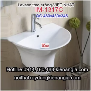 Lavabo liền khối Việt Nhật IM1317C
