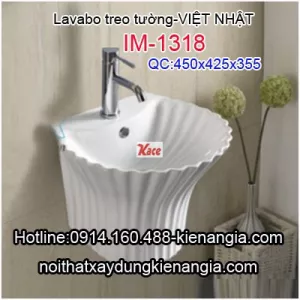 Lavabo liền khối Việt Nhật IM1318