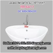 Lavabo đặt bàn,tô sứ ,chậu nail Việt Nhật IM-6411
