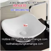 Lavabo đặt bàn,tô sứ Việt Nhật IM-6430