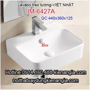 Lavabo nhỏ treo tường Việt Nhật IM-6427A