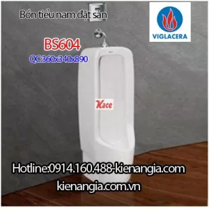 Chậu tiểu nam đặt sàn Viglavera BS604