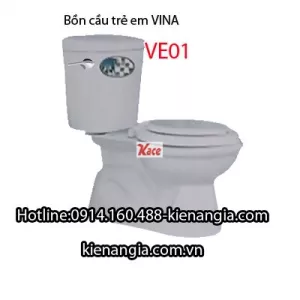 Bồn cầu trẻ em trường mầm non KAG-VE01