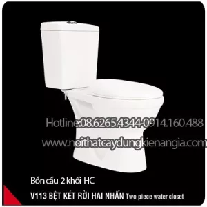 Bồn cầu 2 khối HC V113