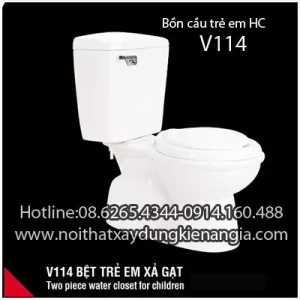 Bồn cầu trẻ em  HC V114