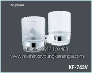 Kệ để ly, bàn chải INAX KF 743V