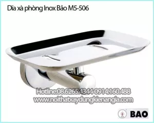 Dĩa xà phòng INOX BẢO M5-506
